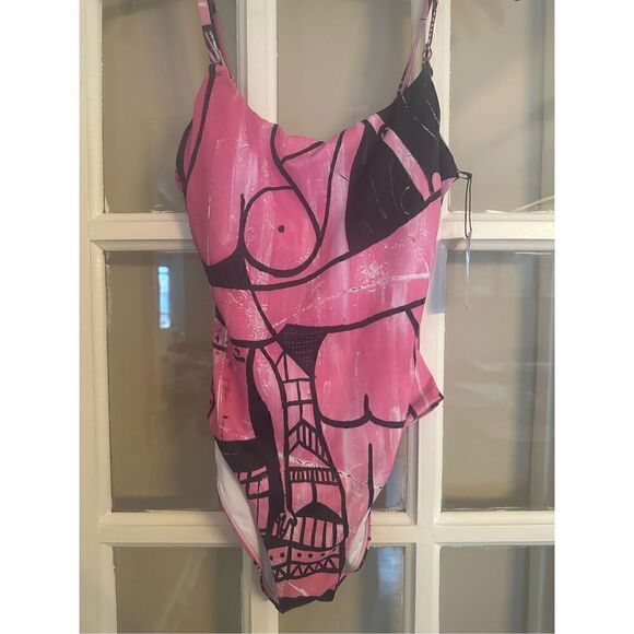 Swiminsta size X-small James Peter Henry pink one piece swimsuit - Picture 3 of 4